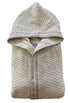 ACCAPPATOIO UNISEX MORBIDA SPUGNA CON CAPPUCCIO - BRICKS